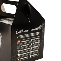 Caja de Embalaje de Comida Rápida Personalizada, Desechable, Caja para Hamburguesas, Contenedor de Alimentos para Llevar, Caja Ecológica para Hamburguesas