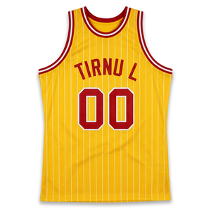 TriPro Sports Custom Sleeveless Basketball Jersey 100% Polyester Quick Dry Mesh Heart Pattern Customized Team Name Player Number - Product Image 1