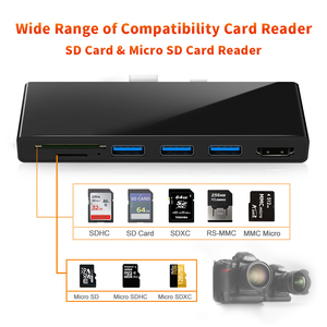 Hub Usb Adaptateur Convertisseur Usb 3.0 Moyeu Pour <span class=keywords><strong>surface</strong></span> <span class=keywords><strong>pro</strong></span> 4 Accessoires Informatiques - Product Image 2