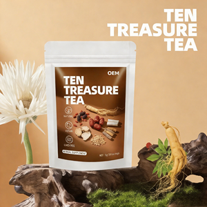 ชาดอกไม้ออร์แกนิก OEM เทนเทรเชอร์ ผสมโกจิ มาคา ยำ โสม ธรรมชาติ ปราศจาก GMO บรรจุ 20 ซองชา ซองละ 5 กรัม - Product Image 3