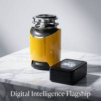 Penghancur Sampah Makanan China di Bawah Wastafel, Tahan Korosi, Motor 1HP, Modern untuk Apartemen, Bersertifikasi TUV SASO, Pasokan Ekspor Global