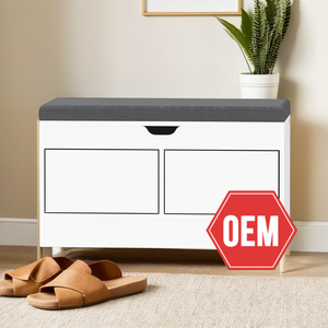 Gabinete multipropósito de panel de madera moderno OEM con cierre suave de amortiguador magnético hecho en Malasia para salas de estar - Product Image 1
