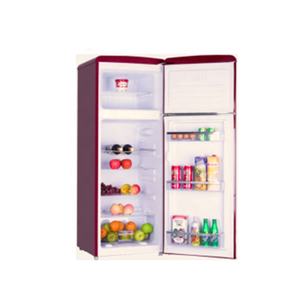 Réfrigérateur compact rétro à congélateur supérieur idéal pour les camping-cars et les cafés rétro - Product Image 2