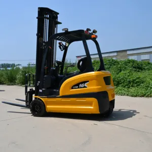 Fabrika doğrudan ihracat elektrikli forklift 3 wheeler depo kapalı asansör yüksekliği 3m 4m 6m 7m elektrik enerjisi sürücü