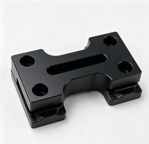 CNC Machined Plastic Mounting Bracket With Central Hole And Two <b>Screw</b> Holes For Precision Assembly - Product Image 2