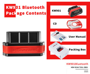 Usine Konnwei pour Bluetooth OBDII <span class=keywords><strong>Scanner</strong></span> Elm327 lecteur de Code d'outil de Diagnostic de voiture pour toutes les voitures - Product Image 6