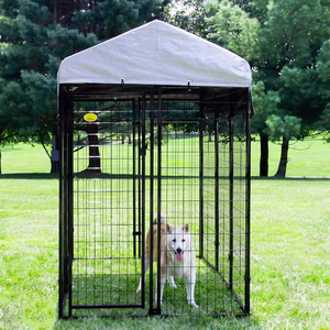 Joysing köpek Run House büyük açık zincir-su geçirmez çatılar ile bağlantı kulübesi Pet Paddock - Product Image 2
