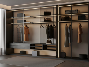 Armadio su Misura a L Angolare, Cabina Armadio Salvaspazio, Arredamento Completo per Villa e Residenze di Lusso, Design Personalizzato, Fabbrica ODM - Product Image 4