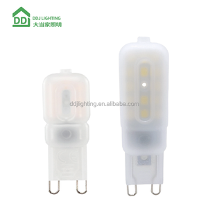 Bombilla LED G9 Frosted <span class=keywords><strong>T4</strong></span> G9 con base de doble pin, 2W, 200LM, blanco cálido, 25W, AC120V 220V, para candelabro de cristal - Product Image 2