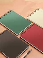 Livre double bobine, carnet à carreaux épais, pour étudiant