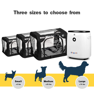 Nhà máy cung cấp rsepvet 1-7L dòng chảy Dog Cat <span class=keywords><strong>mini</strong></span> xách tay trị liệu Oxy tập trung cho cho động vật lồng ấp - Product Image 6