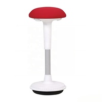 Chaise de bureau ergonomique moderne en PP, réglable en hauteur, extensible, avec fonction d'oscillation, pour assise active, avec vérin à gaz, pour la maison, le bureau et l'hôtel