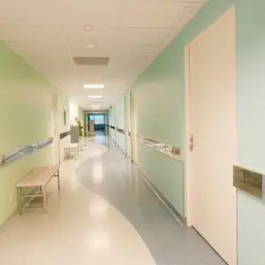 Classic Vinyl Wall Covering Sheet Plastic Decorative Wall Panel For Hospital Cleaning Areas Nursing Home