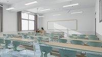 Table pour étudiant ensemble de bureau à deux places hauteur réglable en métal salle de classe mobilier scolaire turquie Table d'école ergonomique
