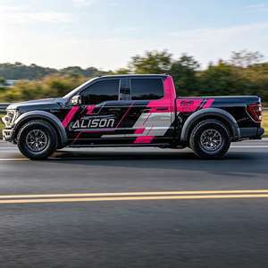Autocollant en <span class=keywords><strong>vinyle</strong></span> imperméable personnalisé pour la carrosserie de pick-up Ford Raptor Ranger JMC DaDao 4X4, accessoires extérieurs pour camion tout-terrain - Product Image 4