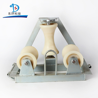 Rouleau de tirage de câble en alliage de type droit Donghuan Power SHL1BN, poulie en nylon, roue en aluminium, fonctionnement manuel, OEM 5.4-8.5KG, pour usage au sol