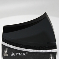 Trophée personnalisé en acrylique avec logo sur mesure, plaque de reconnaissance d'entreprise pour événements professionnels