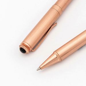 High Quality Luxury Rose Gold Business Ballpoint Pen Premium Custom Logo Metal Pens Perfect <b>Gift</b> for Business or Personal Use - Product Image 5