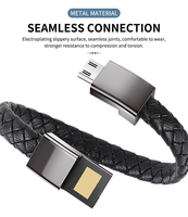 Cable de Carga y Sincronización de Datos USB 2.0 para Teléfono y Tablet, en Forma de Pulsera
