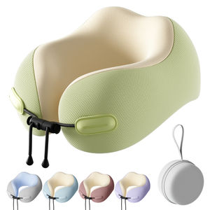 Boyun ve omuz desteği için yumuşak hafif bellek köpük seyahat yastık taşınabilir araba ve uçak kullanımı seyahat yastık - Product Image 2