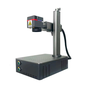 Machine de gravure laser à fibre à onde continue 20W, <span class=keywords><strong>nouvelle</strong></span> machine à refroidissement par air pour acier inoxydable, marbre et granit, prend en charge DXF, LAS, AI - Product Image 1