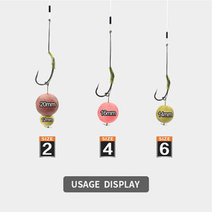 <span class=keywords><strong>Pêche</strong></span> à <span class=keywords><strong>la</strong></span> <span class=keywords><strong>carpe</strong></span> Combi Rigs Looped Blow Back Rig Ready Tied Carp Rigs - Product Image 5