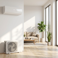 Climatiseur mural split à inverter 12/18000 BTU, électrique, à économie d'énergie, classe A++, contrôlé par application, pour usage domestique et hôtelier