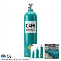 Gas de Hexafluorobutadieno C4F6 de Alta Pureza 99.999% 5N para Grabado HAR Avanzado en FAB de Semiconductores