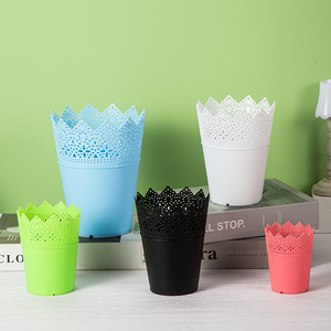 Yicai - Maceta Moderna y Ecológica, Duradera, con Encaje Perforado, Florero, Soporte Hueco para Plantas en Maceta, Decoración para el Hogar, Escritorio, Jardín - Product Image 2