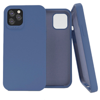 Vente en gros de coques de téléphone en silicone TPU de 2,0 mm pour iPhone, coque de téléphone en silicone souple pour iPhone 12