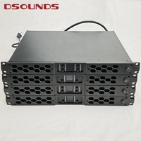Amplificateur de puissance de classe D 4*2000W avec alimentation PFC, amplificateur de puissance de grande puissance pour basse impédance, pour spectacles en plein air