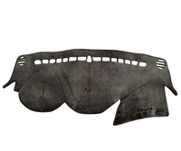 Housse de tableau de bord de voiture en peluche douce de luxe Luerman Grey Sunshade avec garantie d'un an, personnalisée pour Hyundai Sonata 2012