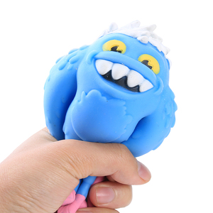 Juguete Antiestrés Creativo de Monstruo de Nieve, Juguete Sensorial Divertido y Elástico de TPR, Goma Suave Certificada para Aliviar el Estrés, 14 cm, JINFENG para Niños - Product Image 3