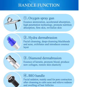 Appareil de nettoyage facial non invasif Hydra 10 en 1 pour usage domestique et commercial, minimiseur de pores indolore, appareil de rajeunissement de la peau - Product Image 2