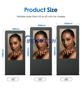 Señalización Digital Inteligente para Exteriores INGSCREEN, Resistente al Agua, con Gestión de Contenido Remota, Clasificación IP65 para Despliegue <span class=keywords><strong>Global</strong></span> - Product Image 2