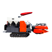 Moissonneuse-batteuse chenillée agricole chinoise 4LZ-6.0 à alimentation complète pour riz paddy, à vendre aux Philippines