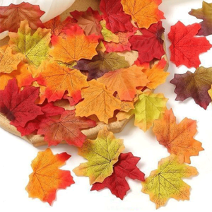 Hojas de Arce Artificiales de Seda, Hojas Caídas de Otoño Realistas, para Graduación, Navidad, Bodas, Hogar, Halloween, Fiestas y Festivales - Product Image 3