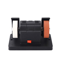 Mini-meuleuse d'établi robuste pour le polissage des bords de bois et la finition des surfaces