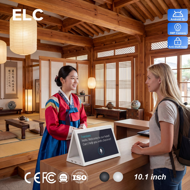 High-End Hospitality Language Interpreter Device with Elegant Design for Boutique Hotels to Improve Guest Service Efficiency