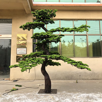 FL-795 Arbre artificiel personnalisé pour intérieur et extérieur, grand tronc, pin, saule et érable, bonsaï, résistant aux UV en PE