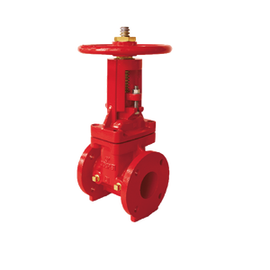 Válvula de Compuerta Genuina y Duradera de 2-12 Pulgadas, Válvula de Compuerta de Cuña Resiliente OS&Y con Extremo Bridado, Válvula de Acero Fundido Dúctil - Product Image 1