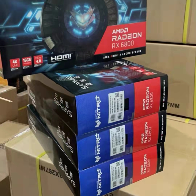 High Performance RX 6800 XT 16GB DDR6 GDDR6 256bit Graphics Card Rx6800XT Video Card Cards