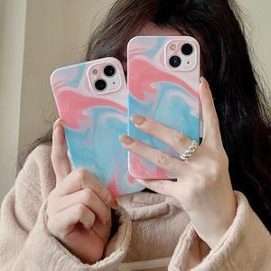 Iniu — coque de téléphone portable ultra fin, bleu, avec marbre coloré, étui pour <span class=keywords><strong>galaxy</strong></span> a53 s11 pour samsung note 20 s22 ultra - Product Image 4