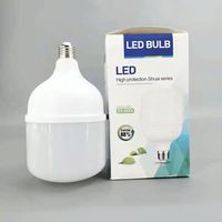 Bombilla LED E27 de Alta Luminosidad, Fuente de Luz SMD de Plástico, CRI 80, 6000 Lúmenes, Uso Residencial, CA 85-265V, Forma de T