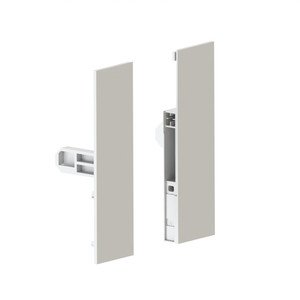 Kit de fijación frontal Qube h90 h120 h185 acabado blanco altura h120 - Product Image 2
