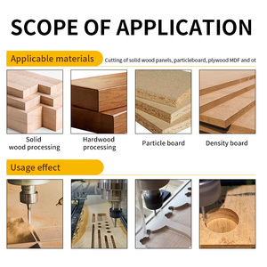 <strong>Carbide</strong> Cnc 1/8 1/4 3/8 Compression Spiral Router Bit for Wood 8mm Cut Compression Bit Cnc Cutter up Down Compression <strong>End</strong> <strong>Mill</strong> - Product Image 2