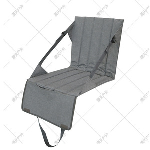 Oxford Cloth Camping Chair <b>Cushion</b> 41x41x41cm Waterproof <b>Rectangular</b> Gray For Outdoor Use - Product Image 1