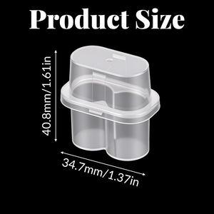 Boîte de rangement pour vaccins en poudre lyophilisée transparente de 3 ml avec logo personnalisé, boîte de flacons en plastique PP de 5 ml en 2 parties, étui pour peptides - Product Image 4