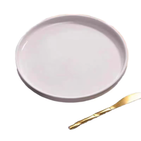 Assiettes à soupe en porcelaine fabriquées à la main, écologiques, bohèmes, mates, en céramique européenne, émaillées, du Guangdong, pour cadeaux, maison, restaurant