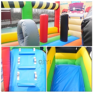 Castillo Inflable, Castillo Hinchable Comercial para Exteriores, Casa de Brinco Pequeña y Colorida para Alquiler en Bodas - Product Image 4